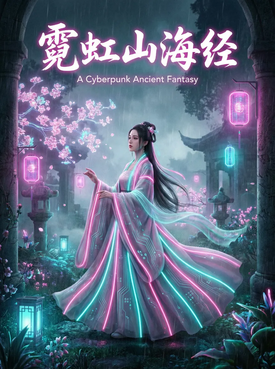 一本dao 古风奇缘短剧 - 霓虹山海经海报